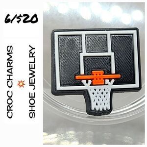 6/$20 Basketball 🏀 Hoops Croc Charm Shoe Jewelry Sports Ball Jibbitz Bogg Bag
